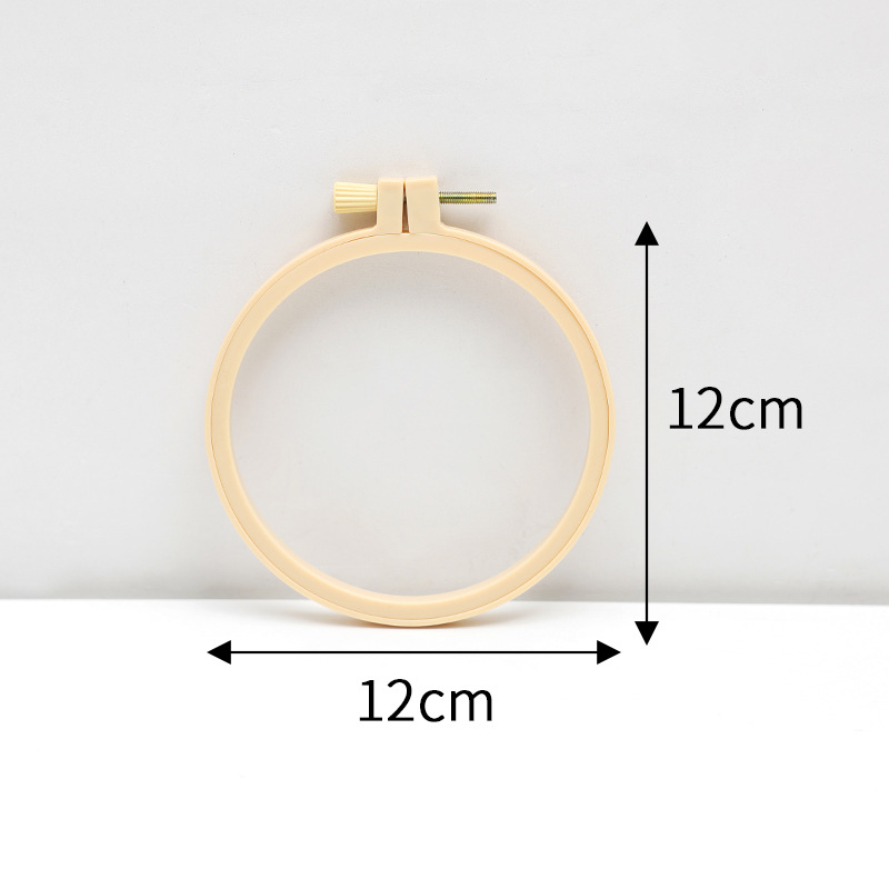 De bambú-como el bordado de plástico estiramiento bordado anillo bordado soporte bordado marco grande, mediano y pequeño tamaños