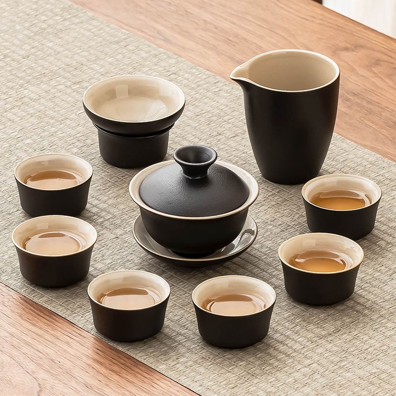 흑자 그릇 10개 세트