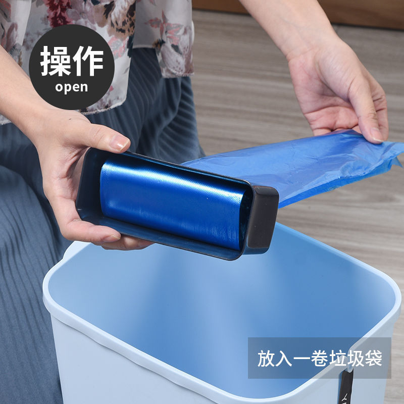 自动换袋垃圾桶家用带盖厨房大号卫生间圾圾桶抽袋垃圾筒篓卫|undefined