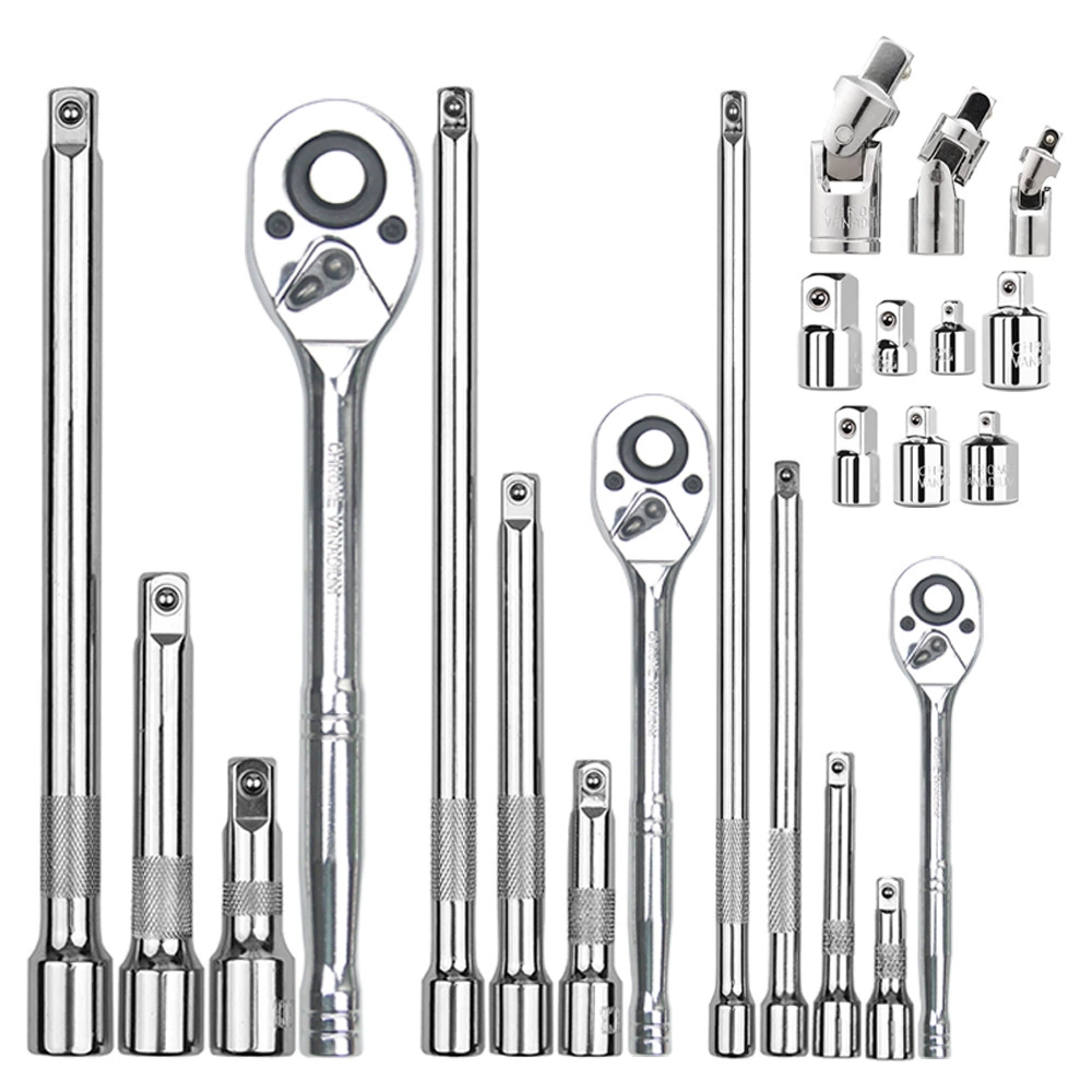 Комплект джойстового ключа 1/2 большой полет 3/8 средний полет 1/4 малый летающий удлинитель втулка удлинителя фитинги