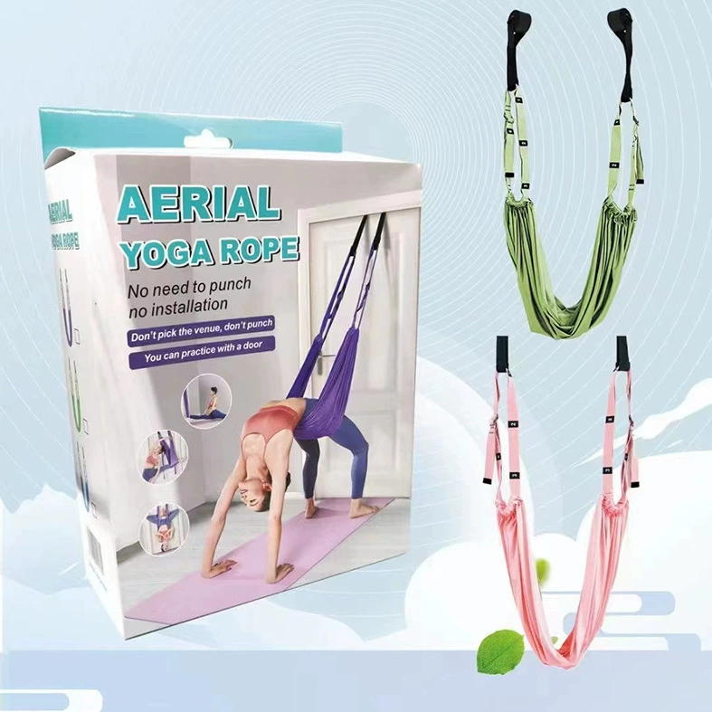 Тренажер для перевернутой нижней талии с одним словом, подвесной тренировочный пояс на дверь, растягивающийся пояс, веревка для гамака для йоги