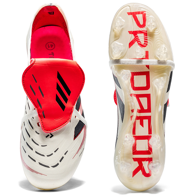 Nuevos zapatos de fútbol juveniles transfronterizos para hombres y mujeres zapatos deportivos al aire libre entrenamiento de césped competición AG clavos TF clavos rotos