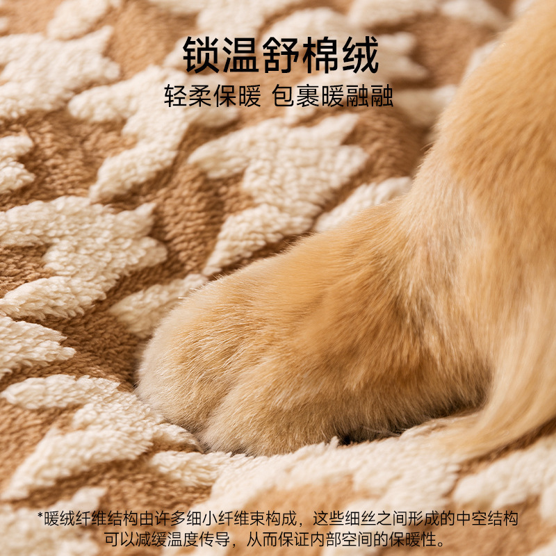 跨境秋冬季狗狗千鸟格狗窝大型犬金毛大狗狗窝深度睡眠猫窝宠物窝|undefined