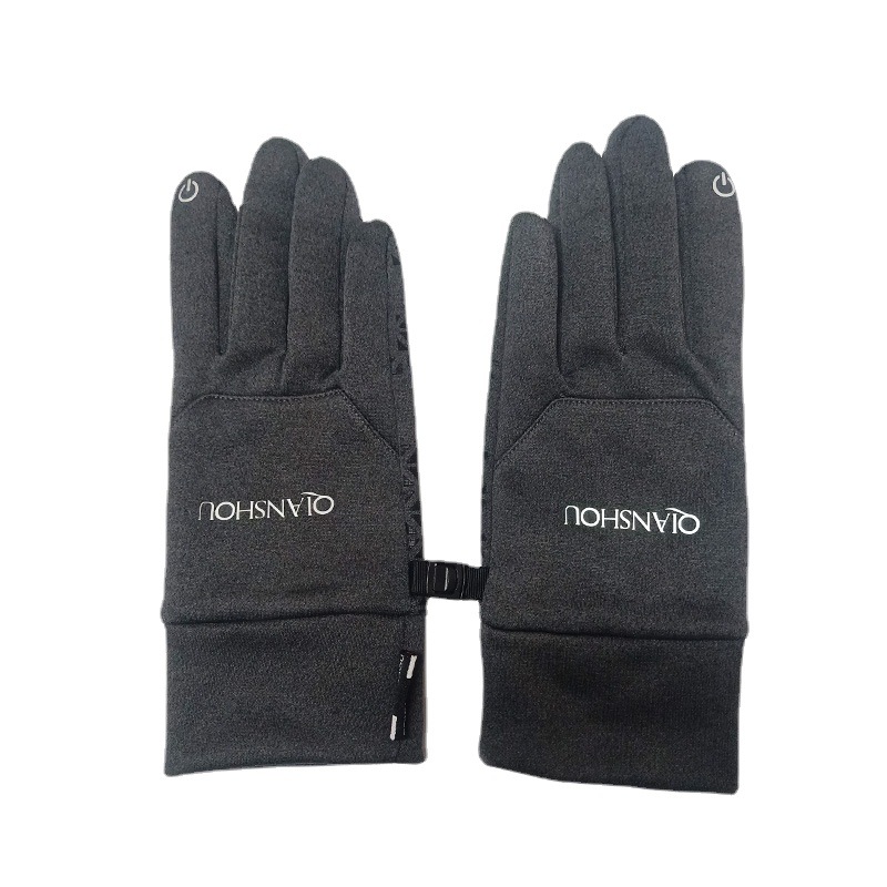 秋冬保暖运动手套通用加绒触屏分指手套跨境专供现货成人服饰手套