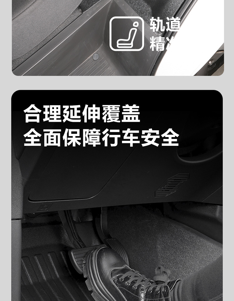 Suitable for Iveco Daily front row 11-26 models, full coverage interior accessories, TPE car floor mats, interior modification