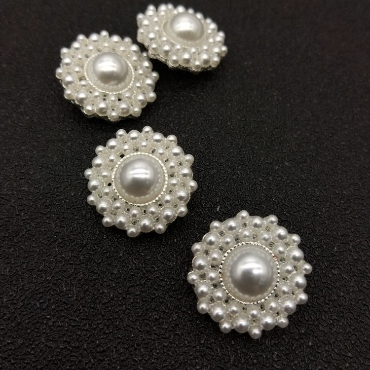 Fashionable round accessory from pearl, decorations, handmade