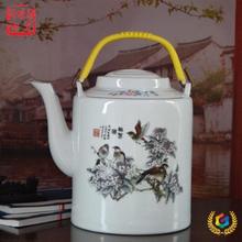 ✅陶瓷水壶景德镇陶瓷器提梁壶大容量传统耐高温防爆老式复古凉水