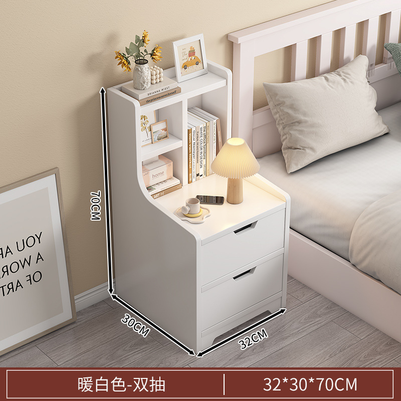 Mesa de cabecera simple y moderna cabecera multicapa de almacenamiento armario especial simple y multifuncional de ensamblaje de dormitorio cabecera de cama