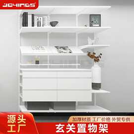 工厂环保家居化妆台金属搁板壁架书房收纳墙上墙面定制
