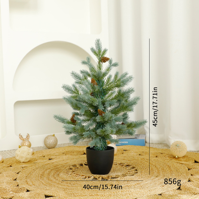 Amazon nuevo árbol de Navidad PE decoración doméstica decoración de ventanas decoración de Navidad atmósfera de Navidad diseño de escena