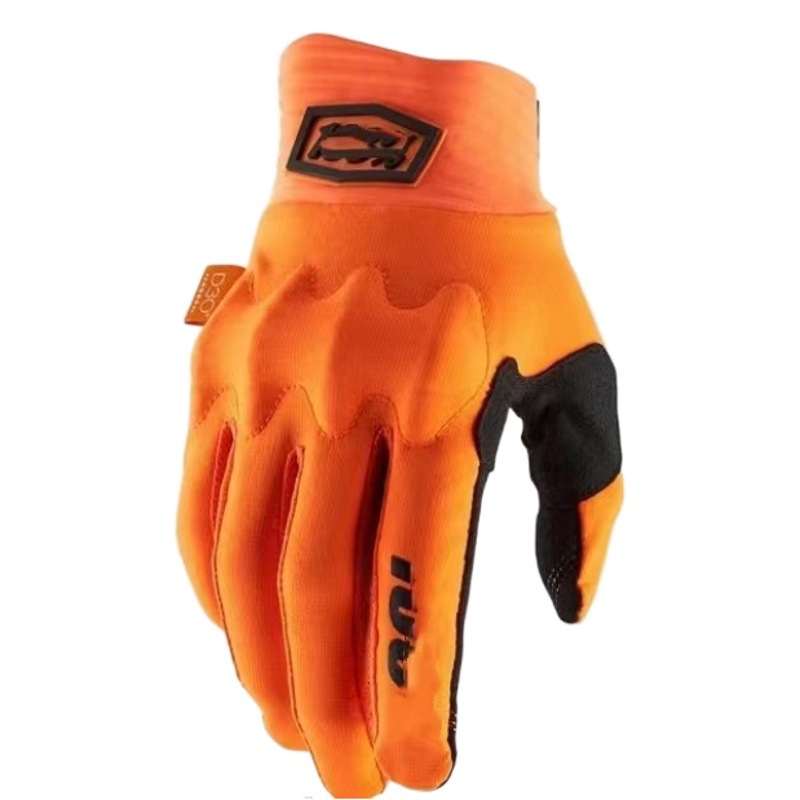 Touchscreen-Compatible 100% D30 Outdoor Sports Cycling Off-Road Motorcycle Wear-Resistant Long-Finger Anti-Slip Gloves for Mountain Bikes