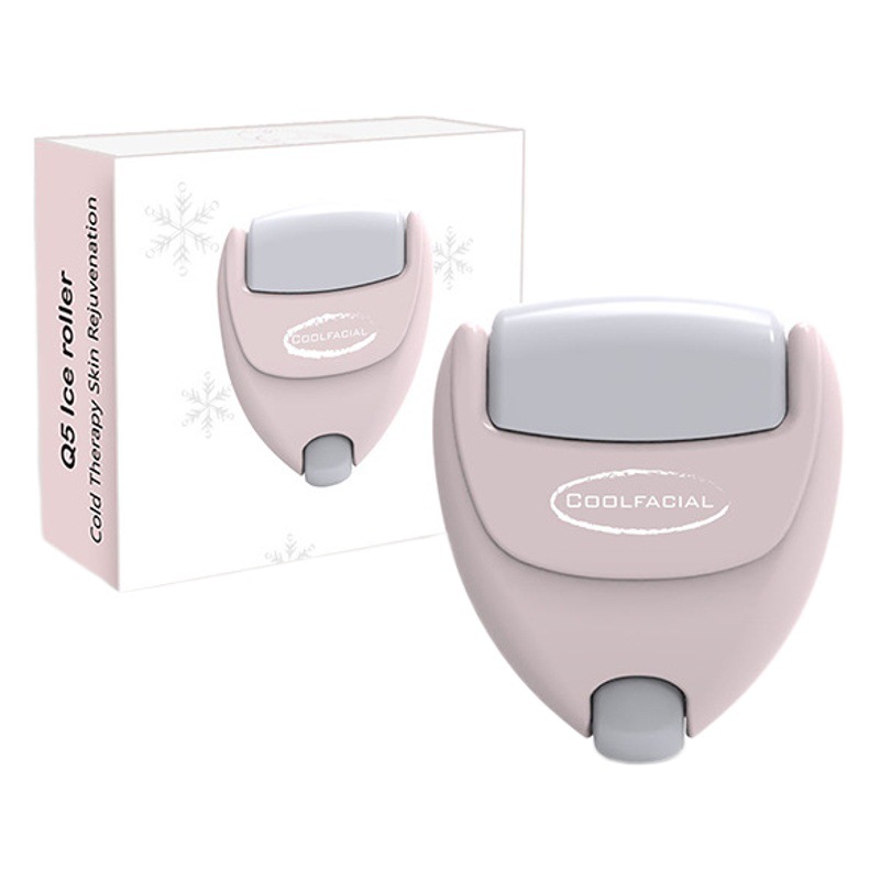 Rodillo de hielo en forma de corazón dos en uno - Para compresas frías en ojos y cara, cuidado de masaje - Nuevo producto de Amazon