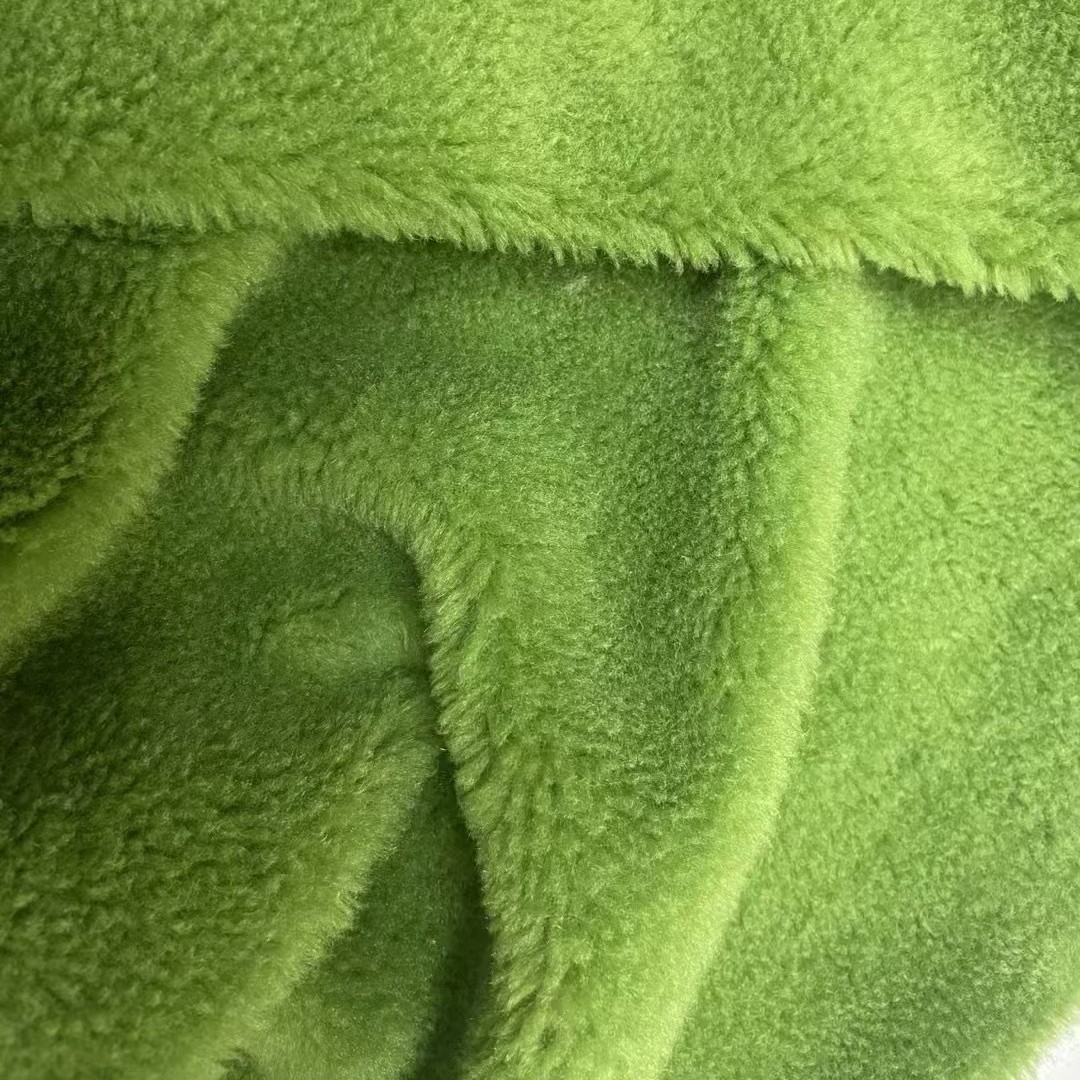 Tejido de ropa de cachemira imitación de lana in stock abrigo abrigo tela de peluche