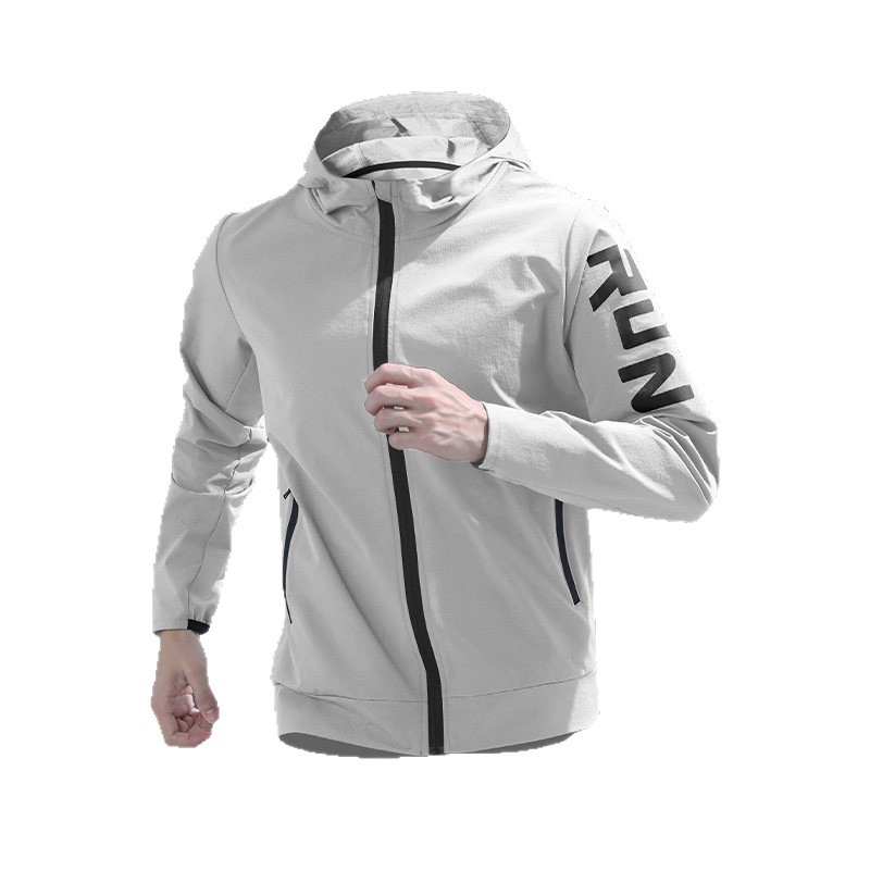 Demi-season windproof sports suit, quick dry sports jacket for gym for leisure, jersey 5