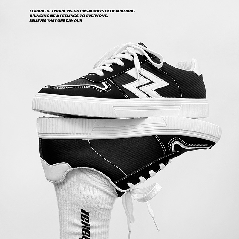 Men's Casual Flat Canvas Sneakers Versatile Student Shoes_voghion.com