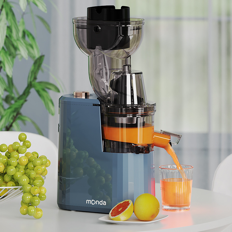 Monda Juicer, Fresh Juice Maker for Home Use, Large-Opening Design, Automatic Residue-Separation Juice Cup – New Model, Wholesale Gift Option