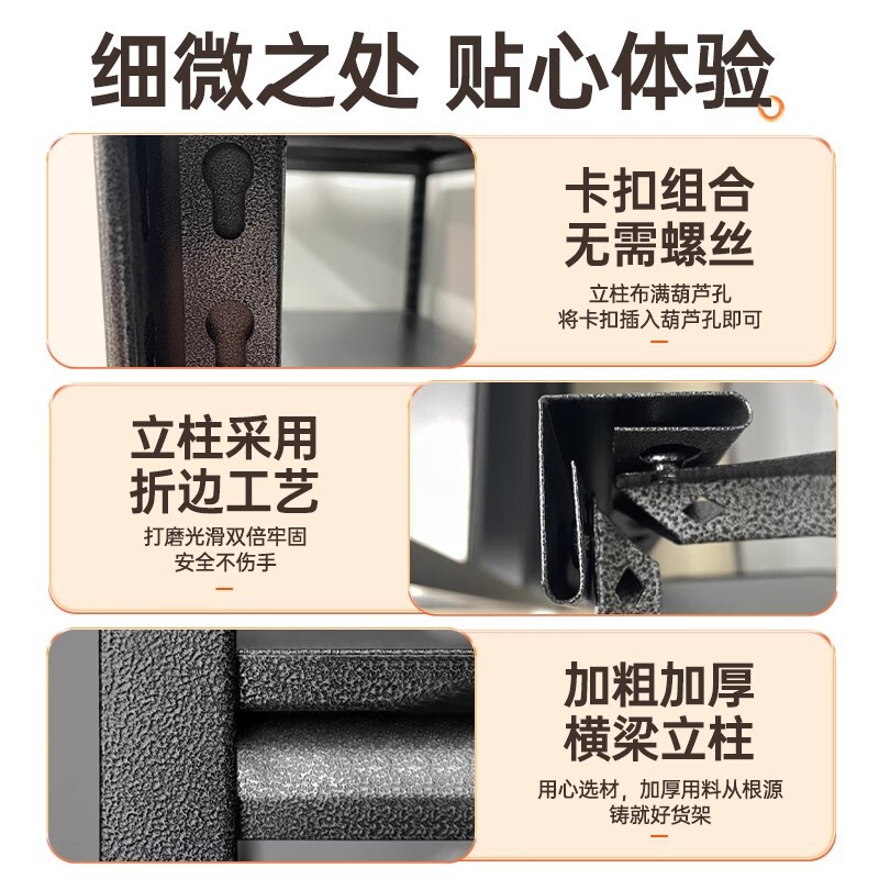 家用货架多层置物架钢制落地收纳架阳台仓储地下室铁艺储物杂物架|undefined