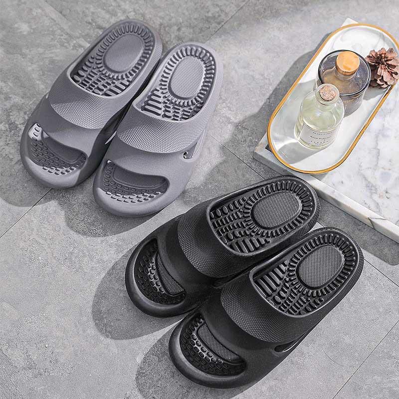 Extra Large Size 49 Men's Anti-Odor Slippers, 47 Wide Slippers, Summer 48 Oversized Non-Slip Bathroom Thick-Soled Home Shower Slippers