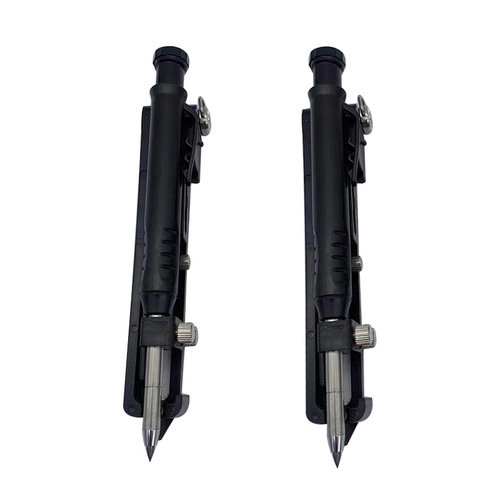 Multifunctional pencil woodworking graffiti tool with deep hole, marking measurement contour gauge profiling gauge shape taker DIY