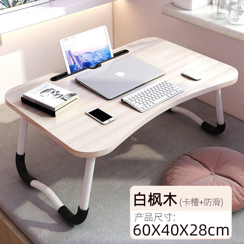 卸売りは小さい机のベッドの上でノートパソコンの机の寮を畳むことができます。|undefined