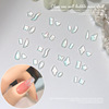 Translucent sea salt, small mixed nail decoration for nails, flat base, wholesale