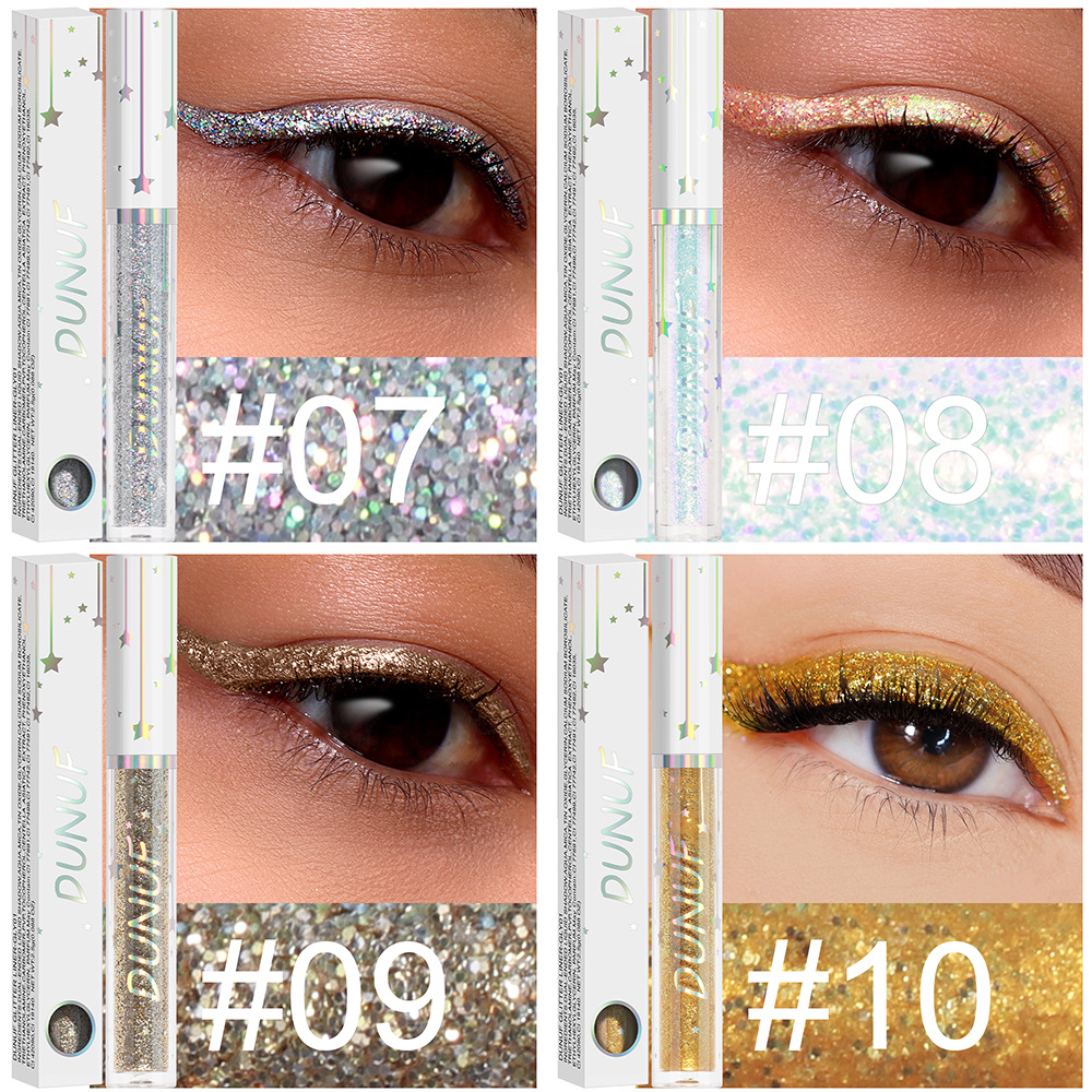 Check out DUNuf 18-color Gold Onion Powder eyeliner Liquid! Link Disclaimer - For Foreign trade only undefined
