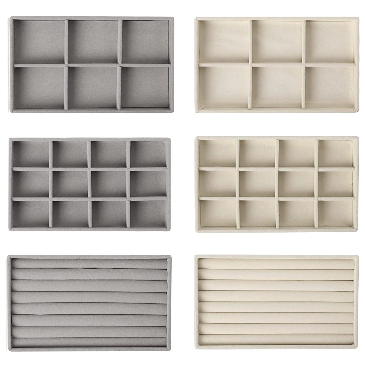 Акриловый ящик, бархатный поднос, шкатулка для драгоценностей, маленькие ювелирные изделия, серьги, кольца, серьги, коробка для хранения ожерелья