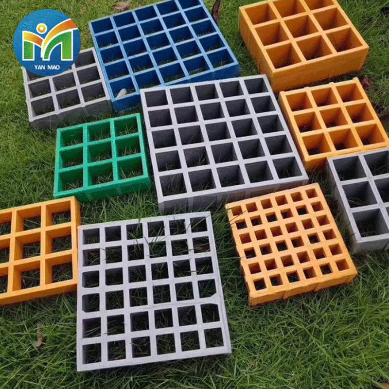 玻璃钢网格栅  洗车房玻璃钢污水格栅  养殖场电镀厂用格栅平台