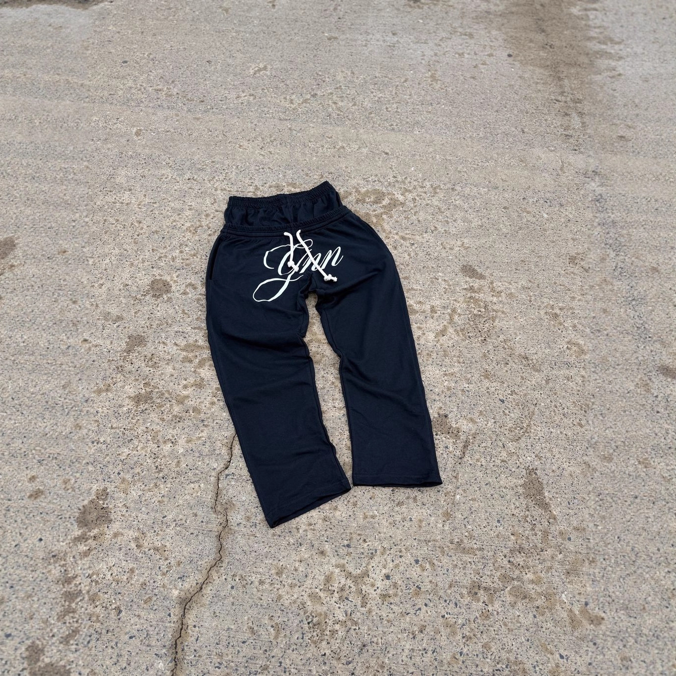 Amazon 2025 Europa y Estados Unidos otoño y invierno transfronterizos nuevos pantalones de doble cabeza de moda callejera casual letras impresión pantalones