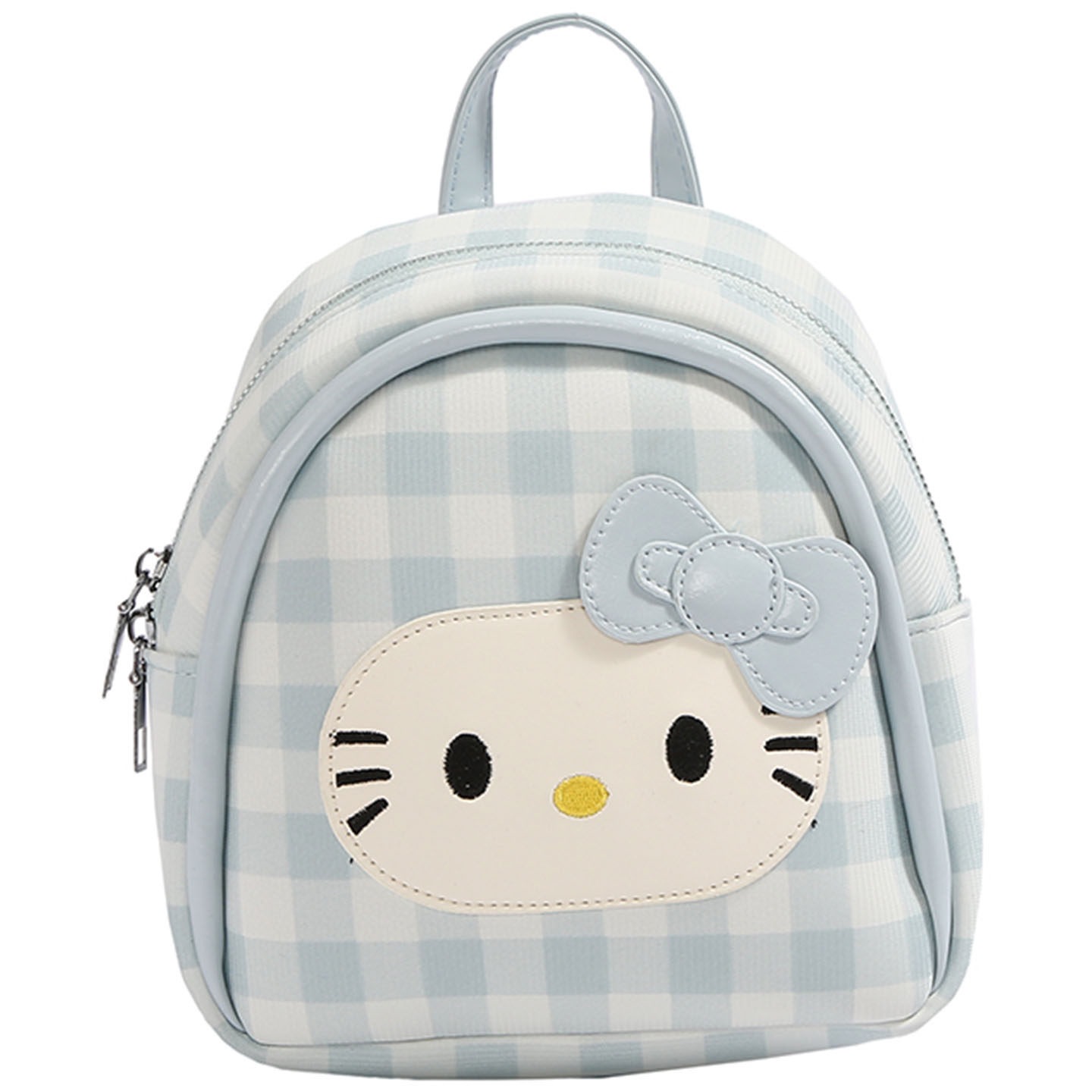 Cat2026 viento de verano mochila de chicas mini mochila encantadora para mujeres punto de onda diario púrpura versátil nuevo