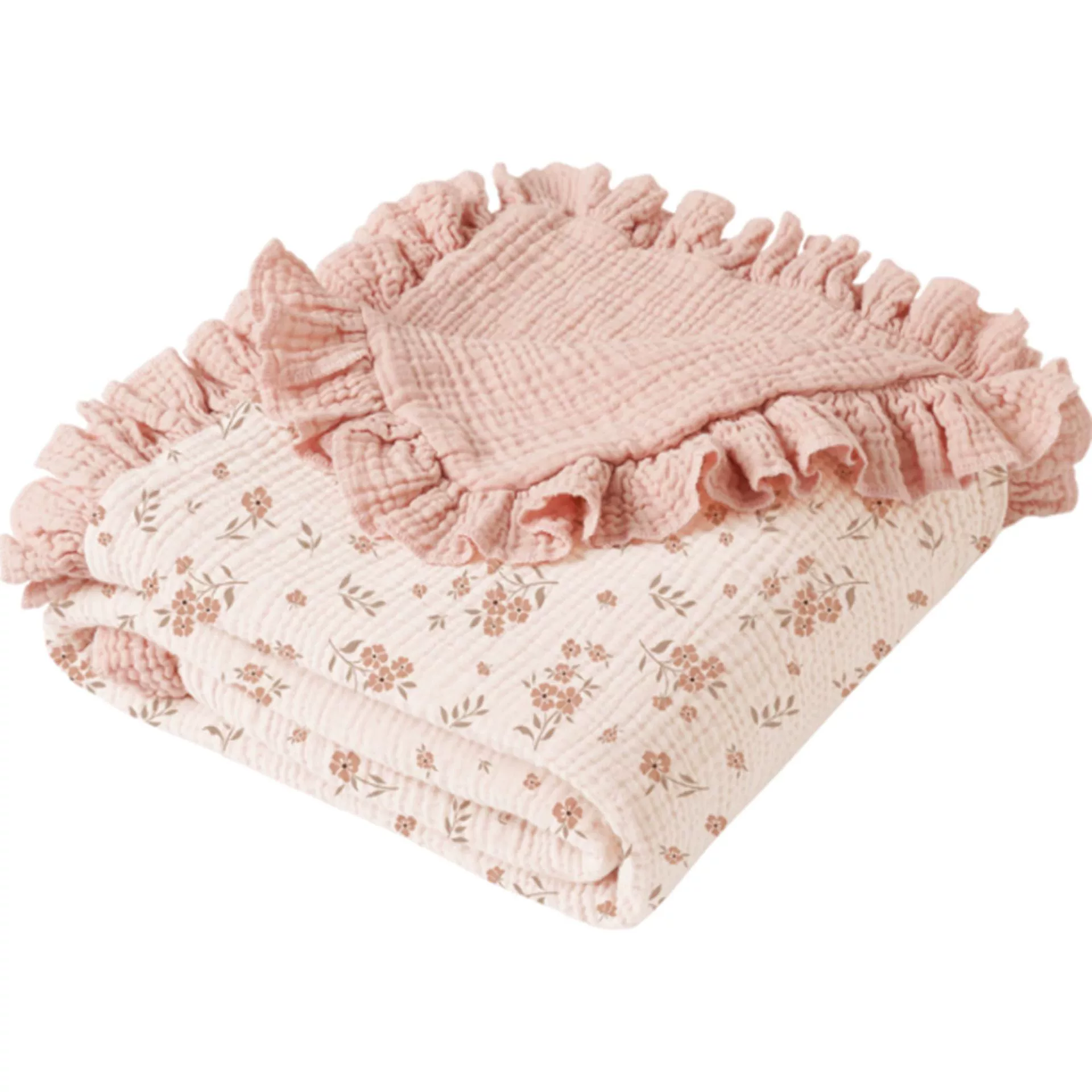 Детское дышащее марлевое летнее хлопковое одеяло для новорождённого
