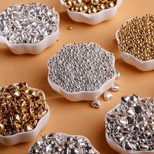 糖珠银色糖珠袋装生日蛋糕西点装扮珠甜品烘焙装饰食品级食品级