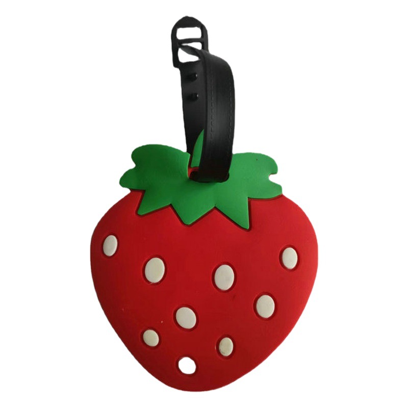 Creative Lemon Luggage Tag Cartoon Silicone Boarding Pass Cute Tag Luggage Information Plate Nameplate