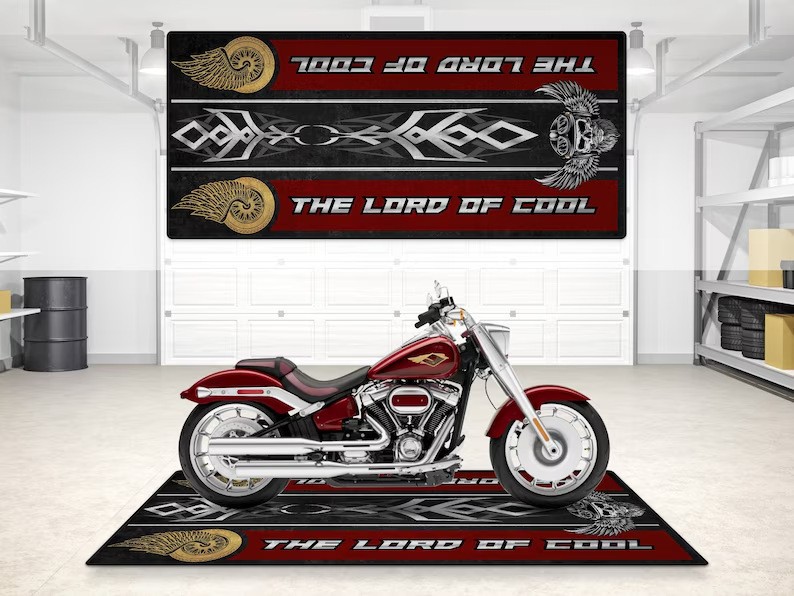 Cross-Border Motorcycle and Motorcycle Special Display Carpet Floor Mats Are Stain-Resistant and Easy to Care for Household Bedside Blankets Ready for Wholesale
