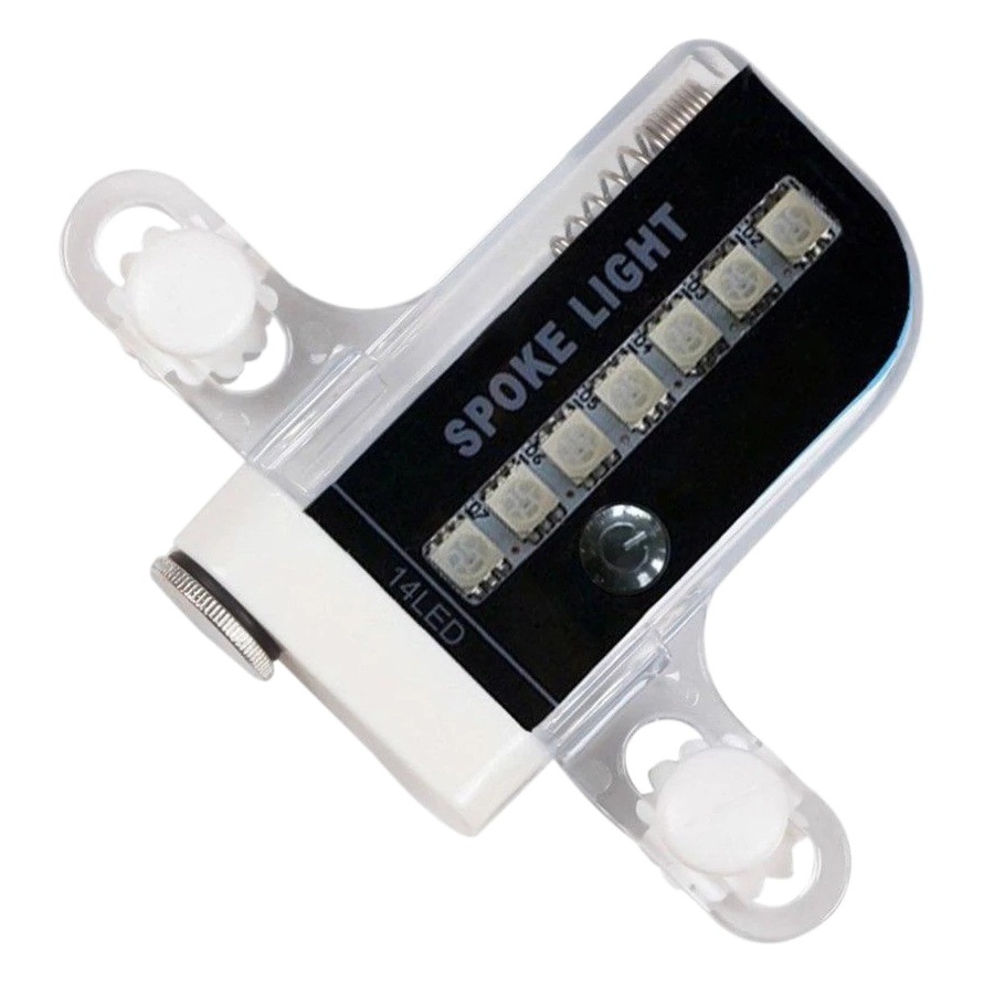 Bicicleta 32LED interruptor ruedas calientes luz de la rueda habló de luz de doble cara colorido ruedas calientes conducción nocturna luz de advertencia