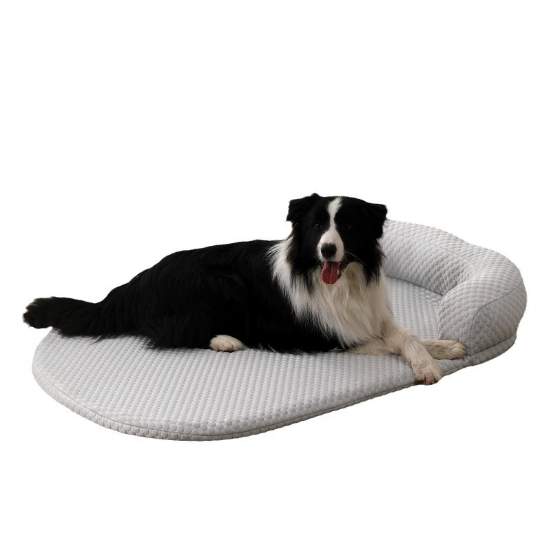 Summer Pet Cooling Cushion, Ice-Bean Fill, Breathable Dog & Cat Bed, Sizes XXS–XXL