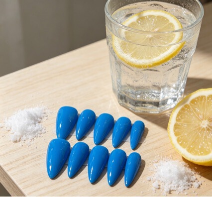 Cross-Border Foreign Trade Hot-Selling Pure Color Klein Blue Wearable Nails, High-End Acetate Handmade Wearable Nails Cross-Border Foreign Trade Hot-Selling Pure Color Klein Blue Wearable Nails, High-End Acetate Handmade Wearable Nails