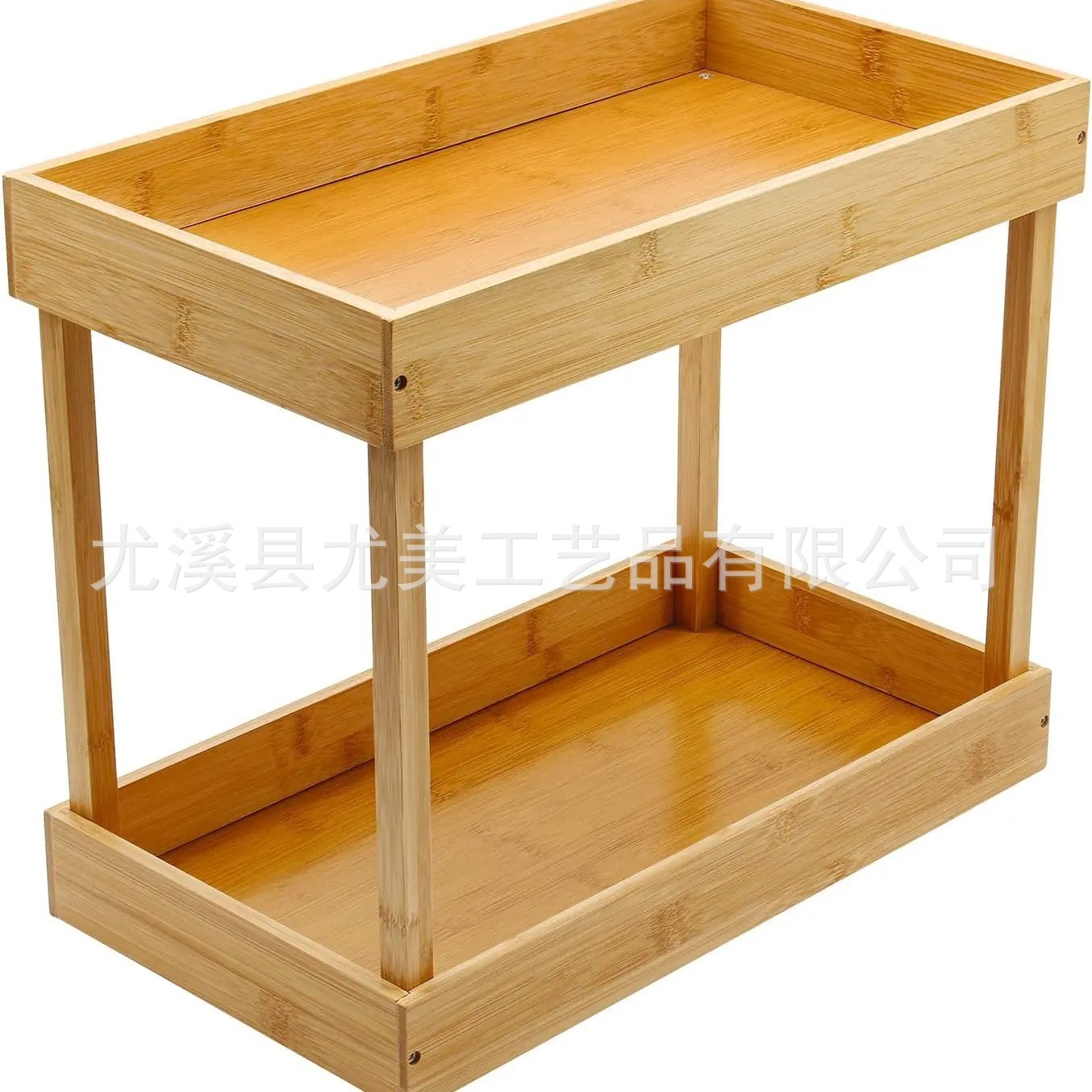 Estante de almacenamiento de bambú transfronterizo de almacenamiento de múltiples capas sala de estar de exhibición de artículos diversos estante de exhibición Comedor Cocina vegetal estante de exhibición de Bambú