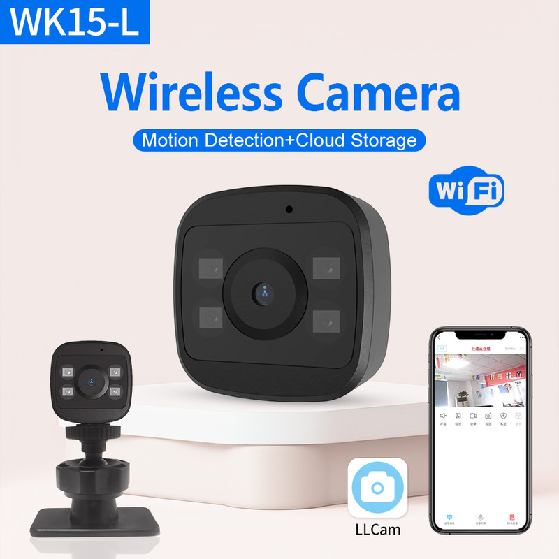 WK15 surveillance camera Bluetooth connection automatic remote wireless home indoor night vision motion detection cloud storage