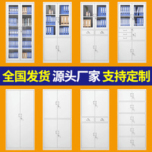 厂家供应文件柜办公室档案柜储物柜落地铁皮柜铁艺钢制储物文件柜