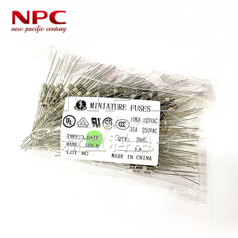 Керамическое защитное сцепление, 3x, x10, 250v, T0, 2A, T200