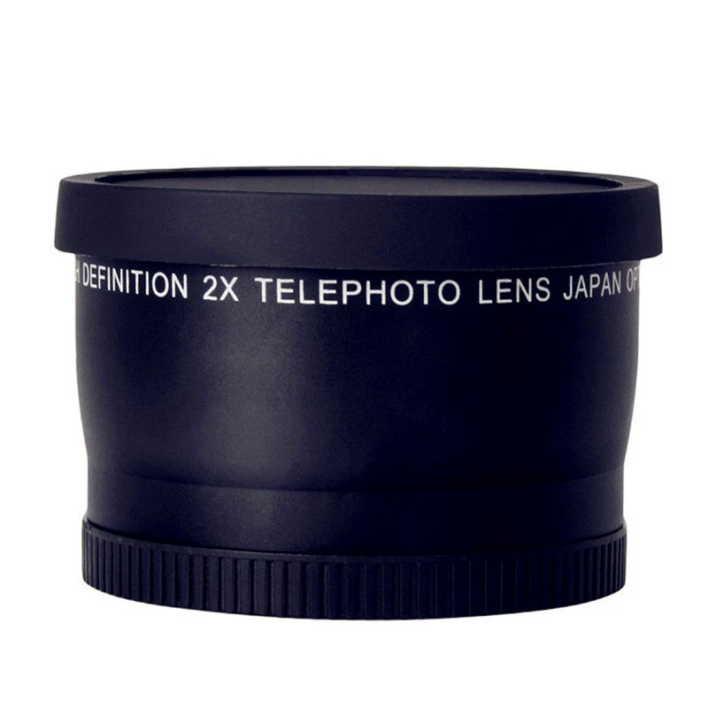 49/52/55/58MM дальний объектив 2X удвоение дополнительного зеркала удвоения камеры дополнительного зеркала