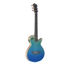 Transparent blue gradient tiger pattern maple folk rumor