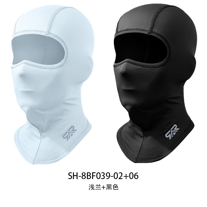 El casco de protección solar de Sun Moss, el forro interior de la capucha, la bicicleta delgada que absorbe el sudor, la capucha de seda de hielo transpirable, el cabello