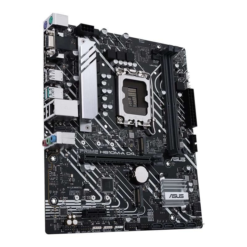 Материнская плата Master series Prime H610M-A D4, поддержка DDR4 (H610/LGA1700)