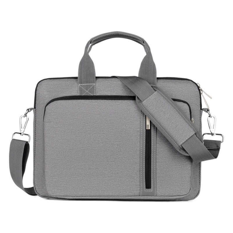 Cross-Border Business Laptop Bag Men's Double-Layer Airbag Shockproof 13/16/ 17inch Notebook Shoulder Briefcase