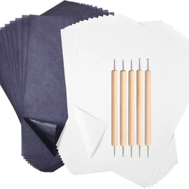 复写纸;描图、绘图纸;其他美术用品