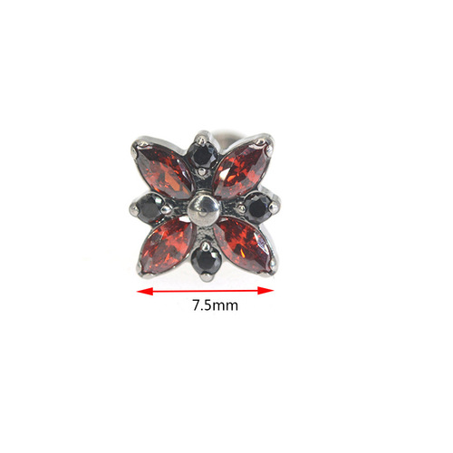 G23 titanium body piercing jewelry cross-border hot style zircon earrings and lip nails wholesale Amazon piercing now