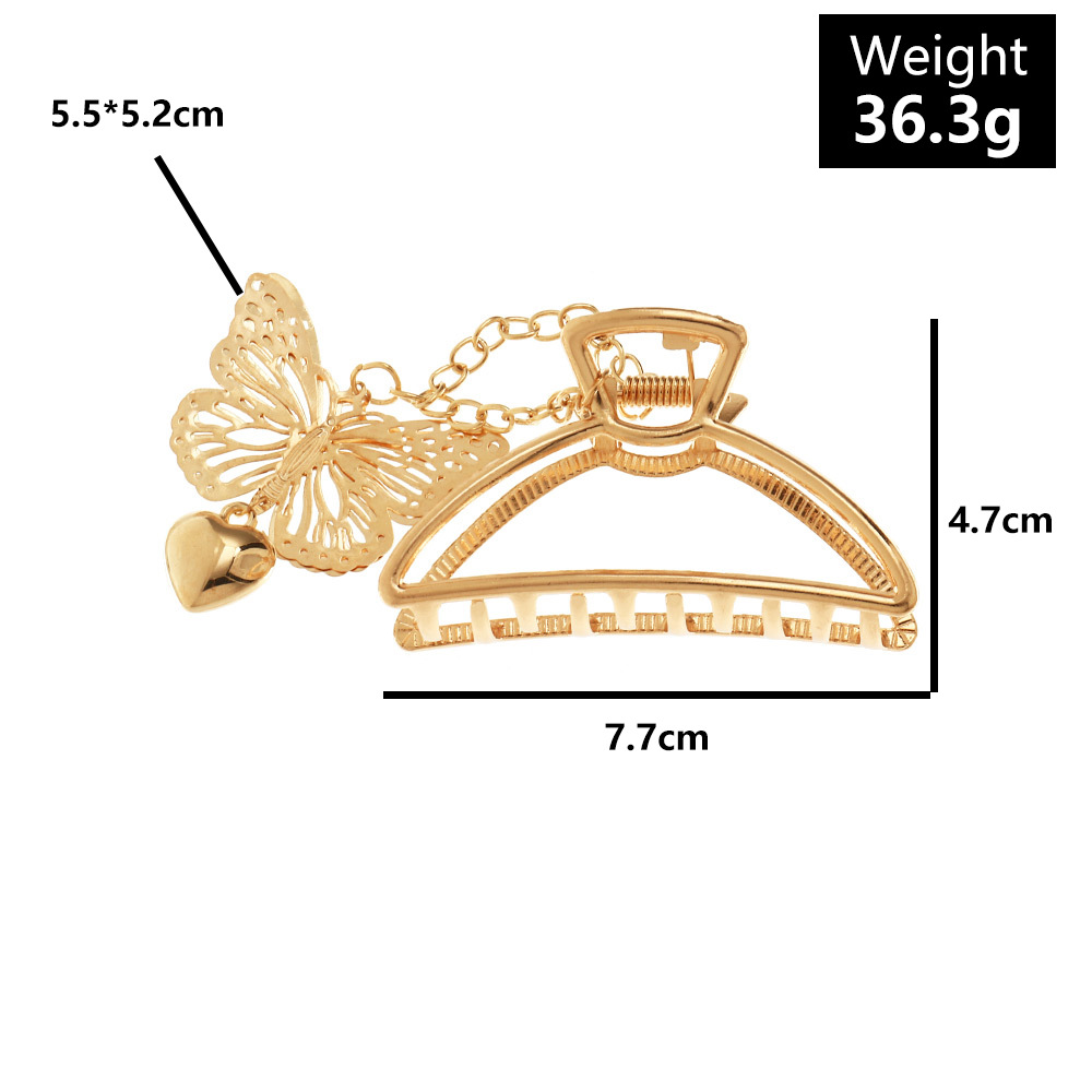 Wholesale Jewelry Pearl Tassel Butterfly Metal Korean Style Catch Clip Nihaojewelry display picture 19