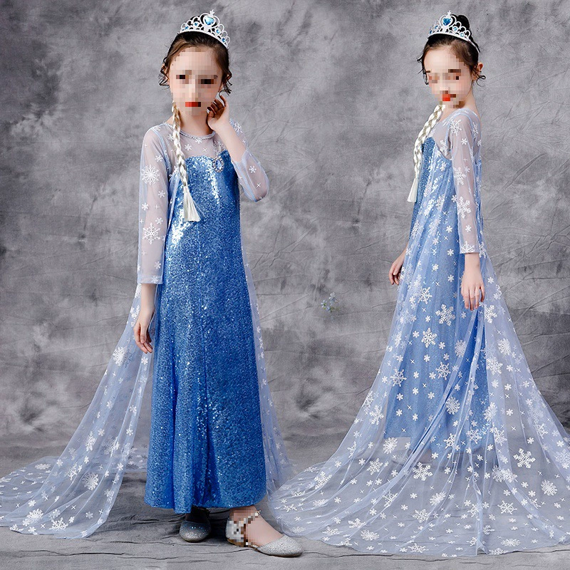 Маленький костюм принцессы, летнее платье, юбка девочки, “Frozen”